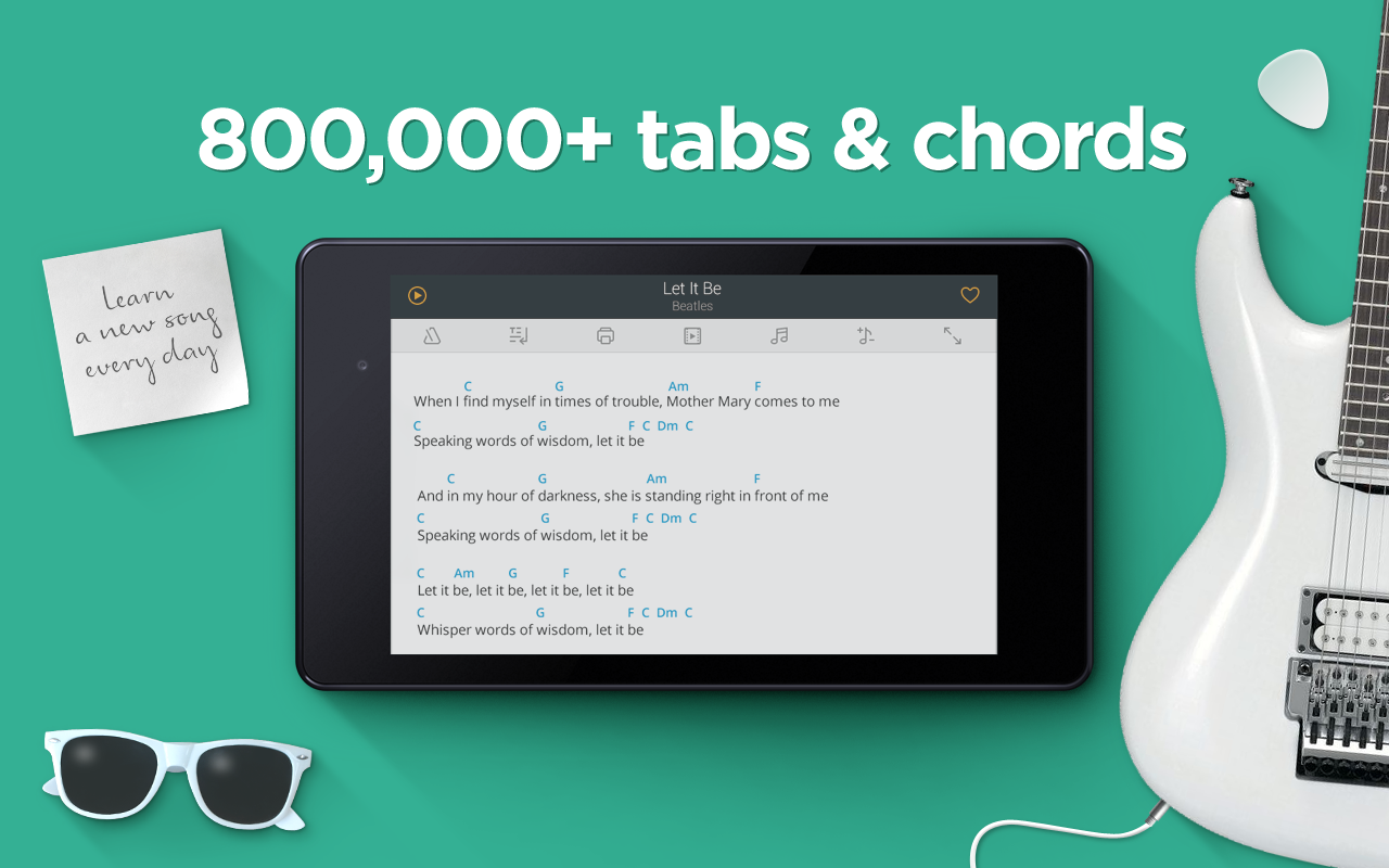   Ultimate Guitar Tabs & Chords- หน้าจอ 