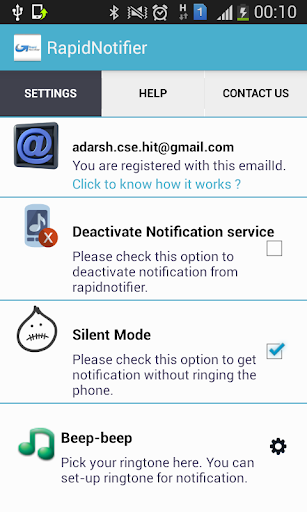 RapidNotifier -Get Notified