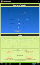 Daily calorie needs (BMR) poster 3