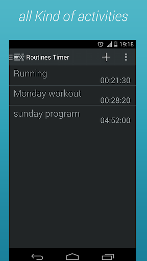 Routine timer - interval