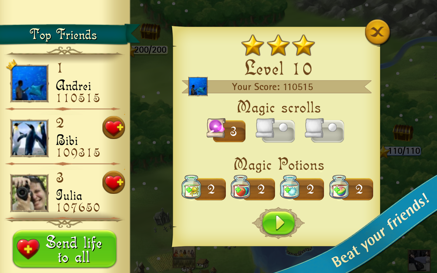 Bubble Witch Saga - screenshot