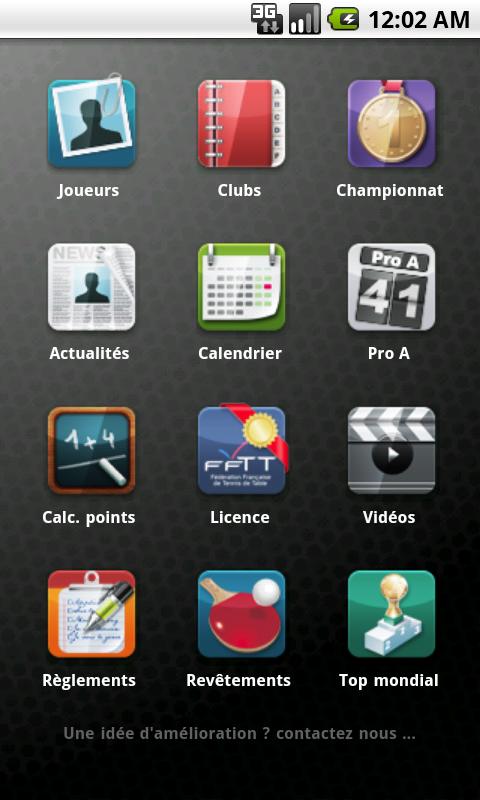 Tennis de Table Screen 1
