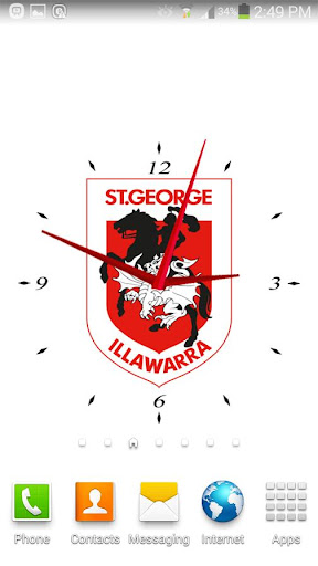 St.George Dragons Analog Clock