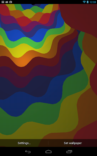 Color Twirl Live Wallpaper