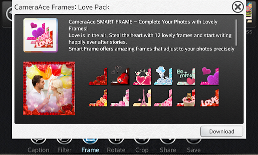 CameraAce Frames: Love pack