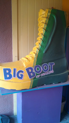 Painted Boot - Big Boot of Crayons