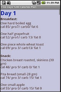 1200 and 1500 Calories Diets