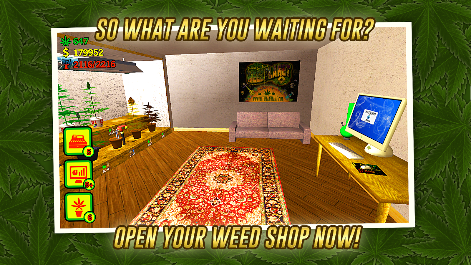 Weed Shop The Game - screenshot