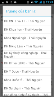 Thời khóa biểu Screenshots 1