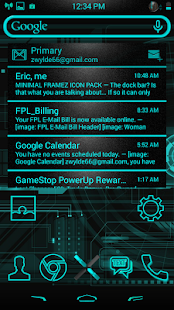 Free CYAN GLOW  CM 11 THEME APK