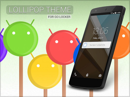 Lollipop theme Go Locker