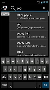 Military Dictionary Screen 2