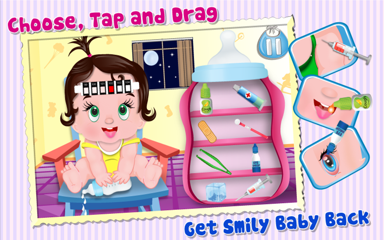 Clínica médica bebê-jogo - screenshot
