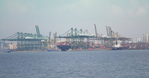 Le port de Singapour
