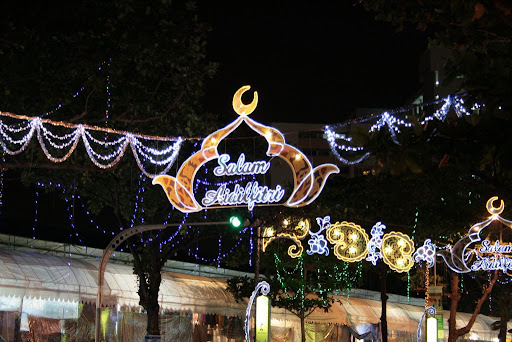 Sims street et ses illuminations