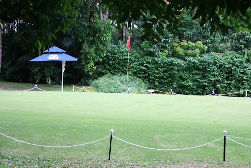 Un Green et son drapeau