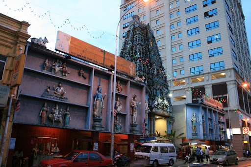 Façade du temple Hindou