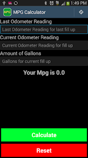 MPG Calculator Screenshots 0