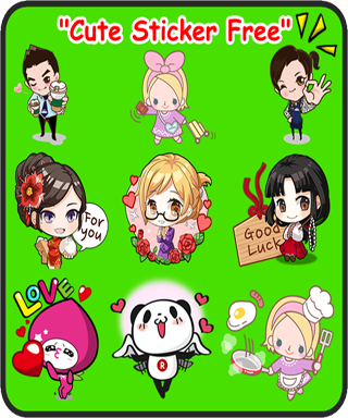 สติ๊กเกอร์ไลน์ การ์ตูน FREE 4