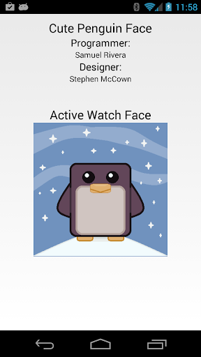 Cute Penguin Face for Wear