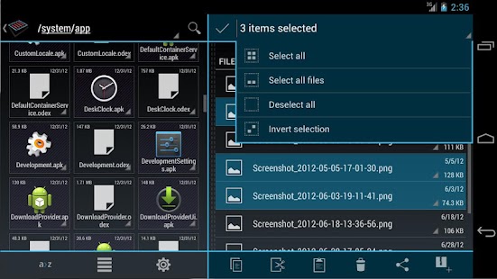 UNCOPT File Browser - screenshot thumbnail