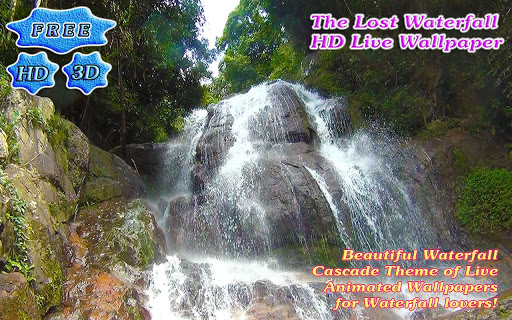 【免費個人化App】3D Lost Waterfall Free-APP點子