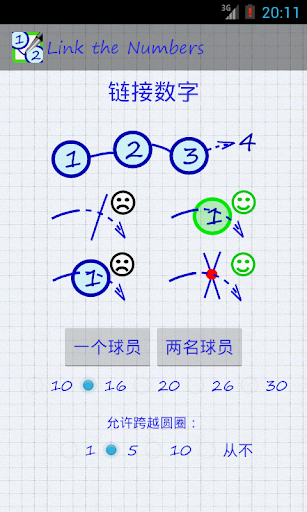 连接的数字