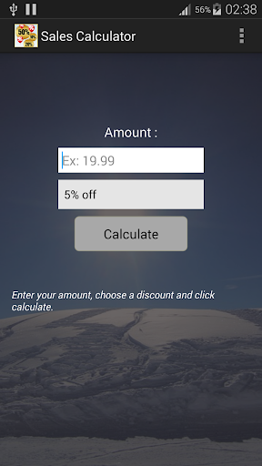 Sales Calculator Shopping