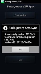 download Backuptrans SMS Sync free