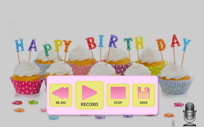 send Happy Birthday + voice Screen 2