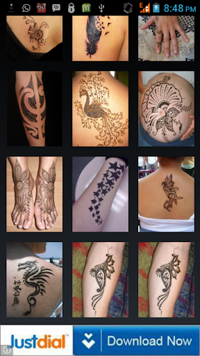 Mahendi Tattoo Design