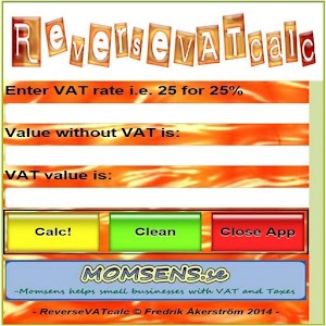 Reverse VAT calc 1.12
