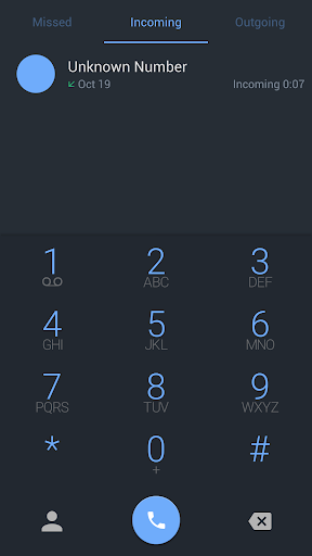 ExDialer Theme - Night Blue