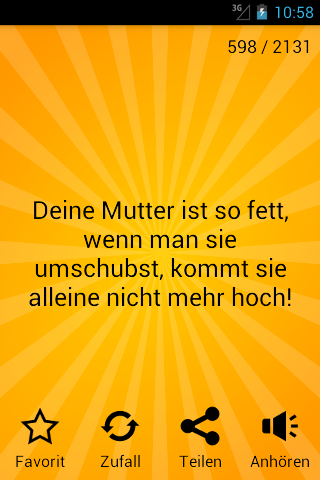 【免費娛樂App】Deine Mutter Sprüche-APP點子