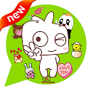 Free Cute Messenger Emoticons mobile app icon