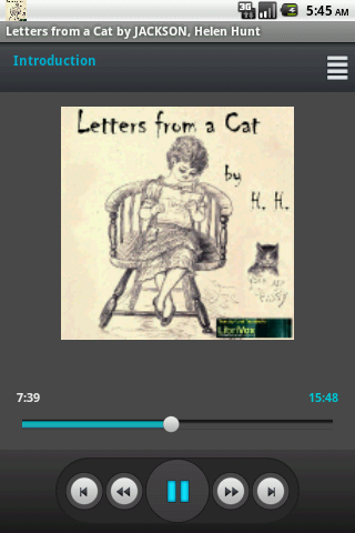 Audio book: Letters from a Cat