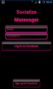 Pink Socialize 4 FB Messenger