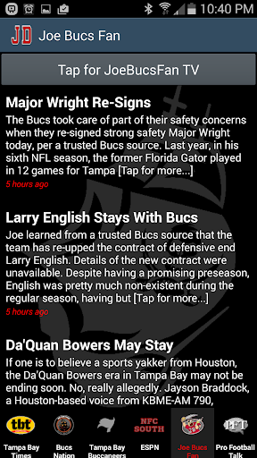 【免費運動App】JD's Tampa Bay Buccaneers News-APP點子