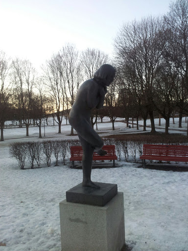 Statue Vigeland - Froid