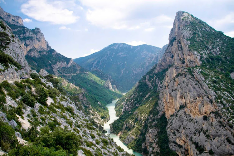 The Gorges Du Verdon near Cannes, France.