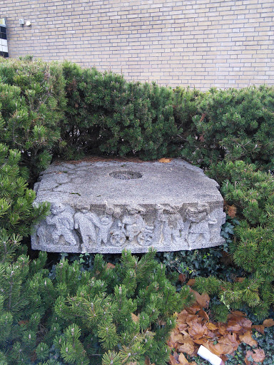 Decorated Mill Stone