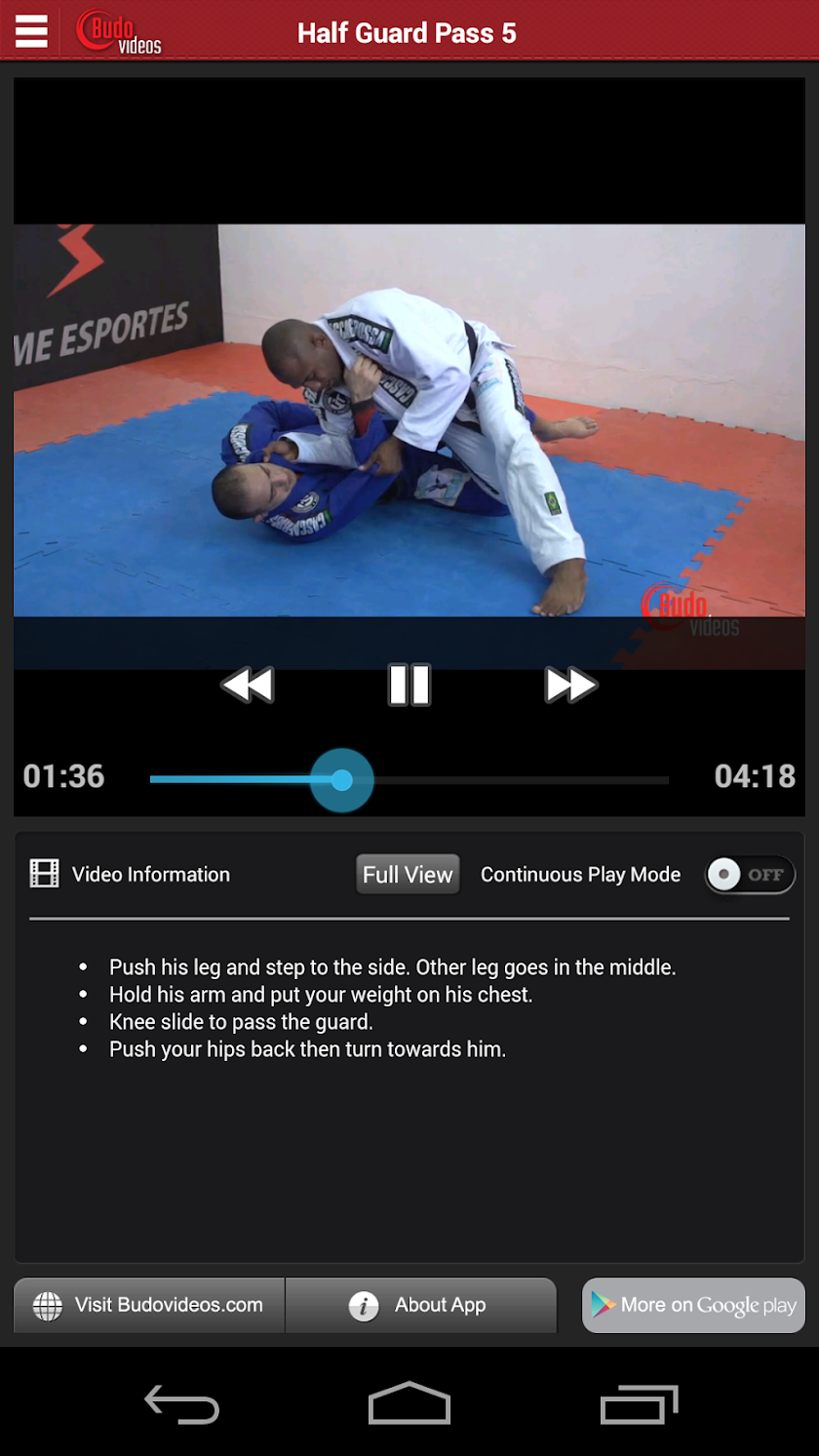 Favela BJJ 3 Half and X Guard Screen 3
