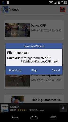 【免費媒體與影片App】VideoDownloader for Facebook-APP點子