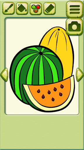 【免費教育App】Fruits Coloring Book-APP點子