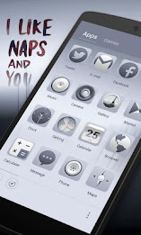 I Like Naps GO Launcher Theme poster 1