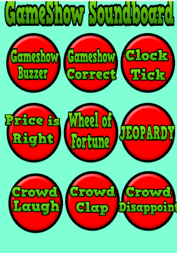 Game Show Sound Board