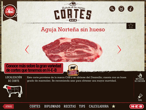 H-E-B i-Meat para Tablet