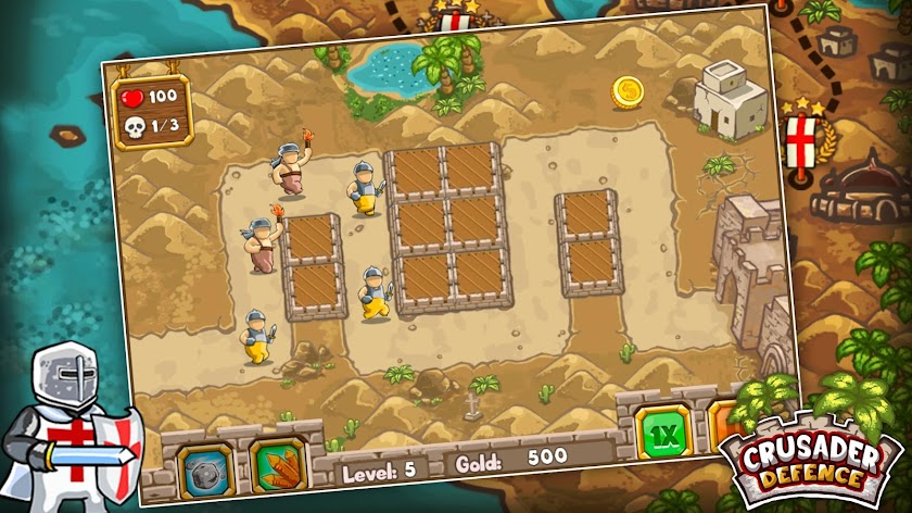 Crusader Defense - Towers war Screen 2