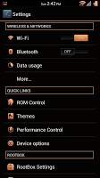 Black n Orange CM11/AOKP Theme APK Screenshot #2