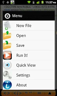 Android Web Editor Lite - screenshot thumbnail